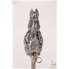 Image 2 : Antique sterling silver Peter Rabbit baby rattle, marked 925