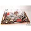 Image 1 : Large selection of vintage Meccano metal building pieces and fasteners etc.
