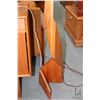 Image 2 : Two coordinating mid century modern teak lamps including 64" floor lamps and 38" table lamp
