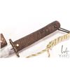 Image 2 : Japanese military dagger with 10" blade, overall including sheath 17 1/2"