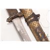 Image 8 : Japanese military dagger with 10" blade, overall including sheath 17 1/2"