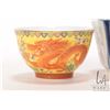 Image 2 : Two famille rose wine cups in display
