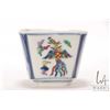 Image 8 : Two famille rose wine cups in display