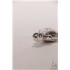 Image 8 : Antique British hallmarked sterling silver baby motif rattle with mother-of-pearl gum soother