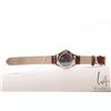 Image 3 : Men's mechanical wrist watch with leather strap, working at time of cataloguing