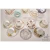 Image 3 : Fifteen collectible china cups and saucers including Royal Crown Derby, Aynsley, Royal Chelsea, Para