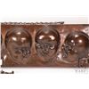 Image 2 : Antique bronze hanging plaque featuring the Dionne Quintuplets as babies, signed E. Romeo, note: mis