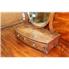 Image 2 : Antique dresser top vanity mirror with drawer 20" H x 15" W X 7" D