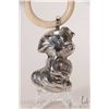Image 2 : Two vintage silver plate baby rattles including dog and cat