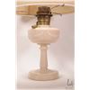 Image 2 : Aladdin Lincoln Drape pink alacite oil lamp with Aladdin font, Aladdin marked chimney and Whip O Lit