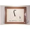 Image 2 : Benjamin Chee Chee framed serigraph "Learning, 18" X 24", note: crack to glass, see photos. Note: Th