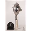 Image 2 : Antique sterling silver baby rattle with single bell and mother-of-pearl handle