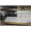 Image 2 : Aluminum and glass illuminated display cabinet, 38" H X 70" W X 20" D