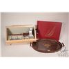 Image 1 : Antique stereoscope with photo cards, two ladies wrist watches, an unused photo album with original 
