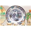 Image 2 : Selection of porcelain collectibles including Noritake lustre salt and pepper on stand, Nippon open 