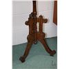Image 2 : Antique occasional table with tri-pod base, 30" H X 16" diameter