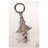 Image 1 : Antique silver bells and whistle baby toy