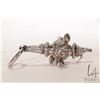 Image 8 : Antique silver bells and whistle baby toy
