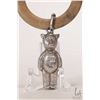 Image 2 : Sterling silver bear motif baby toy with British sterling hallmarks