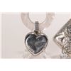 Image 3 : Two vintage baby toys including Brownie motif bell and heart shaped toy on mother-of-pearl/ like han