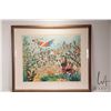 Image 1 : Ivel Weihmiller framed serigraph titled "Don Quixote", pencil signed by artist 243/250. Overall dime
