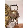 Image 2 : Selection of brass and copper collectibles including 10" diameter copper pedestal bowl with silver p