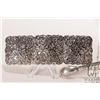 Image 2 : Antique British sterling silver hallmarked glover darner and a repousee hair barrette