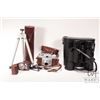 Image 1 : Pair of Carl Hoffer 7 X 50, Field 7.1 degree binocular No. 72222 with case, an Afga Color-Solinar Si