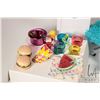 Image 2 : Selection of children's toys incuding doll desk and chairs, Lockstitch sewing machine in box, boilin