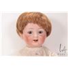 Image 2 : Antique 17" Morimura Bros. Japan bisque head baby dolls, with glass sleep eyes, open mouth and one f