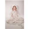 Image 1 : Antique 24" Huebach Korpeldorf bisque head baby doll with glass sleep eyes, open mouth and one piece