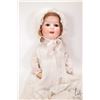 Image 2 : Antique 24" Huebach Korpeldorf bisque head baby doll with glass sleep eyes, open mouth and one piece