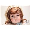 Image 2 : Antique 29" Kestner bisque head doll on jointed composition body, with sleep eyes, hair brows and la