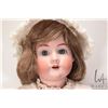 Image 2 : Antique 33" Heinrich Handwerck/ Simon Halbig bisque head doll. Sleep eyes, open mouth, human hair wi