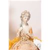 Image 4 : Two antique dolls including 15 1/2" with composition shoulder plate head on arms and dress made from