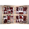 Image 1 : Two boxed Madison Miniature Furniture Collections including Lambard cherry Victorian living room and