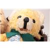 Image 4 : Three vintage bears including German crib toy bear, antique jointed bear and a bear with collar and 