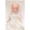 Image 2 : Antique AM 341 "Dream Baby" with bisque head on cloth frog body, glass sleep eyes and replaced bisqu