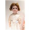 Image 4 : Antique C.M. Bermann bisque head 27" doll on jointed composition body with brown glass sleep eyes. N