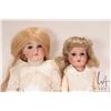 Image 2 : Two antique Armand Marseille bisque head dolls including "Queen Louise" 24" on leather body with com