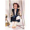 Image 2 : Antique 12" Kammer & Reinhardt 255 with celluloid head on kid lather body and blue sleep eyes. Antiq