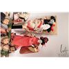 Image 2 : Tray lot of Asian collectible dolls including composition Baby Amah Chinese figure with infant 11", 