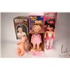 Image 1 : Three vintage dolls including Ideal Archie's Grandson Joey Stivic, Mattel Dancerella and Mattel's Ch