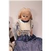 Image 2 : Two antique dolls including 25" Armand Marseille mold 390 with bisque head, glass sleep eyes on comp