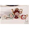Image 2 : Tray lot of Limoges china including lidded trinket box, doll's tea sets, miniatures etc.
