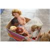 Image 2 : Box lot of vintage collectible dolls and real fur bears including Roddy Walkers, Gund dog etc.