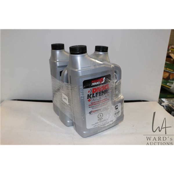Three 1.893 Ltr containers of Power Service Diesel Kleener