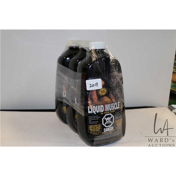 Three 1.9 ltr containers of liquid muscle injector cleaner/ lubricator