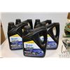 Image 1 : Five 3.78 ltr containers of Mobil Deluxe 1300 Super 15W-40 motor oil