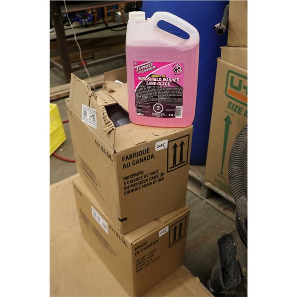 Two case of Turbo Power bug wash with four 3.78 ltr jugs in each case
